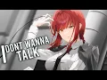 Download Lagu [Nightcore] - I Don't Wanna Talk {Besomorph \u0026 HALUNA} - Lyrics