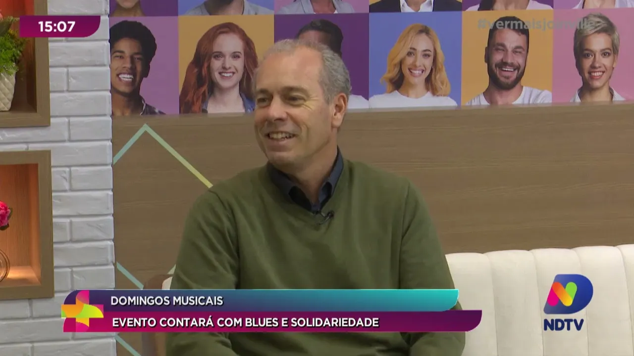 Domingos musicais: evento contará com blues e solidariedade