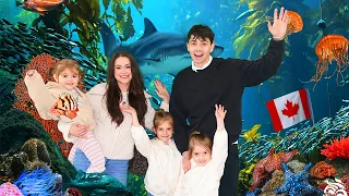VANCOUVER AQUARIUM z rodzinką! 🐟 | JDabrowsky i Sylwia Przybysz