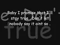 Promise ; Jagged Edge w. Lyrics