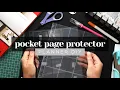 CREATING A DIY POCKET PAGE PLANNER INSERT WITH LAMINATED SHEETS DISCBOUND CLASSIC HAPPY PLANNER