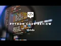 Python Code Review tbldo