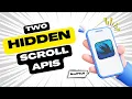 2 Hidden SwiftUI Scroll APIs Xcode