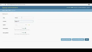 Python-Django Tutorial Admin Interface View