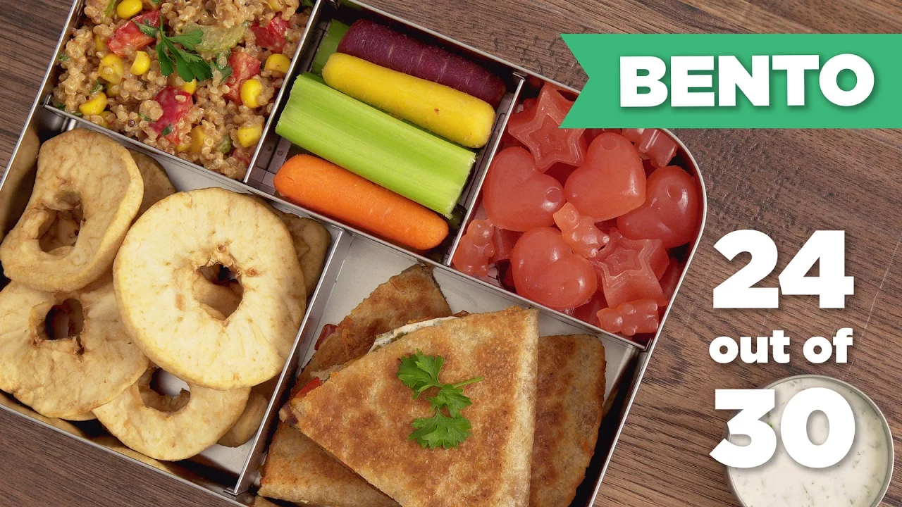 Bento Box Healthy Lunch 24/30 (Vegetarian) - Mind Over Munch