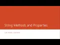 String Methods Properties Javascript tutorials Live Technical Class Marathi LalitSharlawar