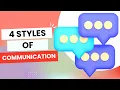 4 Communication Styles - Passive Aggressive Assertive Passive Aggressive
