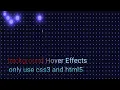 Css Creative Background Hover Effects Glowing Dots Animation using Html CSS Only