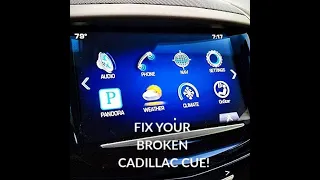 FIX AND RESET Cadillac Cue System