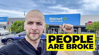 "People are going broke." Forced to shop at Walmart.