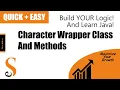 14 Character Wrapper Class BlueJ Java Methods Of Character Class