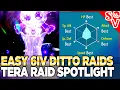 Easy 6 IV Ditto Raid Spotlight OVER Pokemon Scarlet and Violet