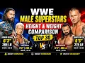 WWE Superstars Height Weight Comparison 2026 Who Is Biggest