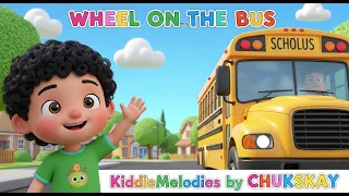wheels on the bus go round and round kiddiemelodies by chukskay