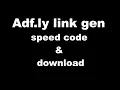 Adf ly Java speed code