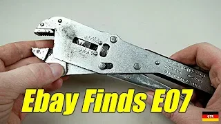 Ebay Finds E07 Rare Belzer Vise Grips Old Herder Knife Sharpener AEG Right Angle Drill