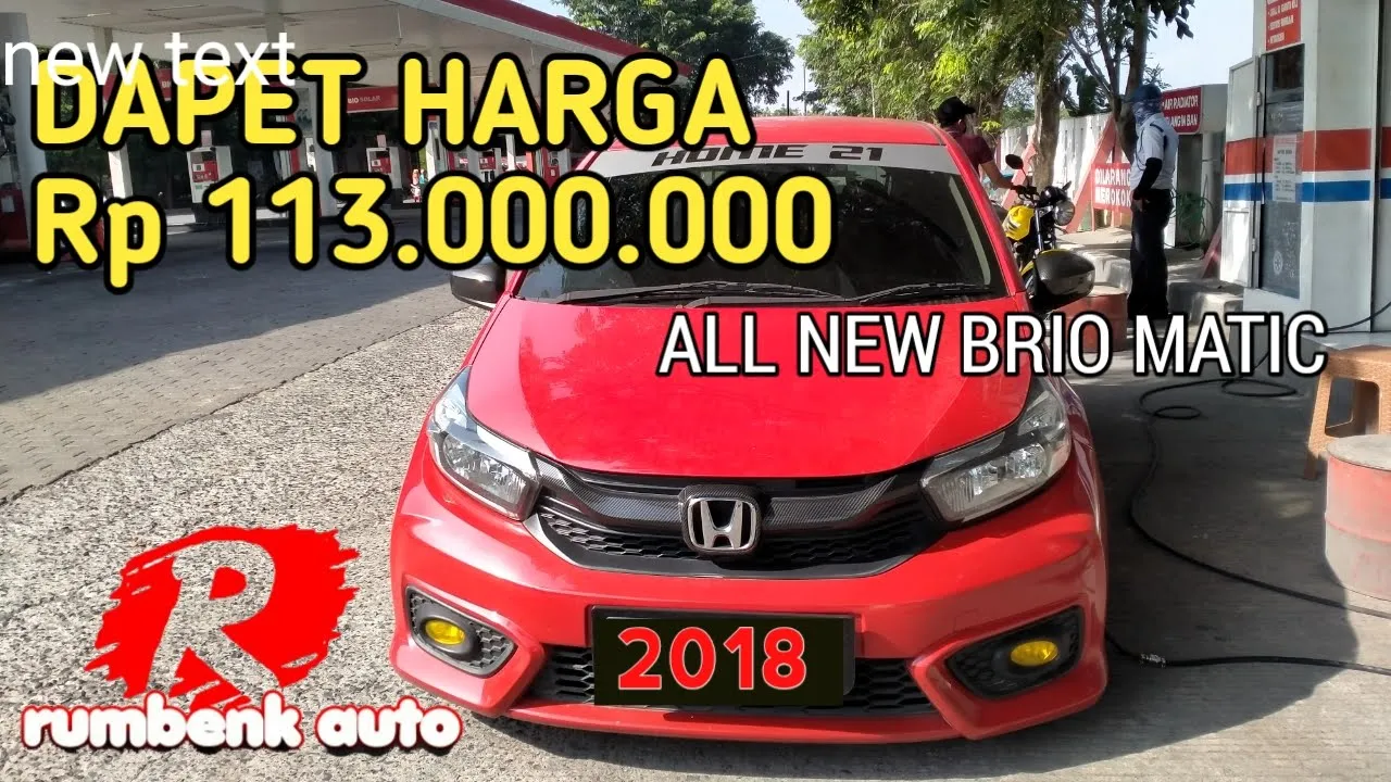 Info Harga Mobil Bekas Honda Brio 2013 - 2015