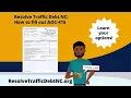 Resolve Traffic Debt NC How to fill out form AOC 415