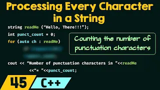 Processing Every Character in a String