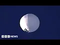 China spy balloon over US sparks diplomatic row - BBC News