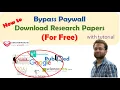 How to Access Paid Research Articles for Free Bypassing Paywalls Sci hub alternative