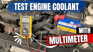 How to Check Engine Coolant Antifreeze with a Multi-meter Electrolysis Testing Procedure