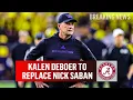 Alabama Hires Kalen DeBoer As Next Head Coach Replaces Nick Saban CBS Sports