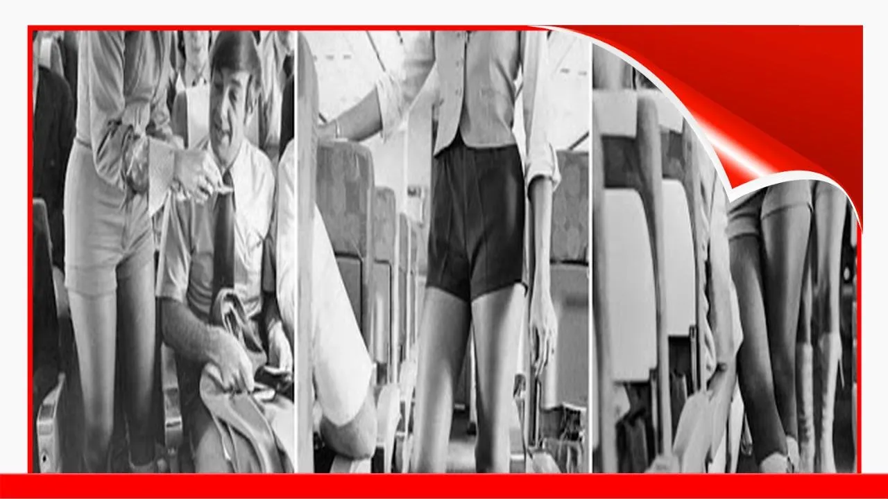 Hostesses In Hotpants And Boots: Pictures Of Sexy Pacific Southwest Airline Flight Attendants In !