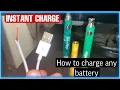 How To Charge ANY Dab Pen Battery INSTANTLY without a charger Easy