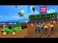 Garbage truck demolition derby Garbage derby truck stunt Top-notch driver