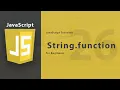 String Functions in JavaScript JavaScript Full Course 2026 Class