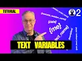 Text Variables Tutorial