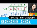Rearrange Array so that Arr i becomes Arr Arr i with O 1 extra space Code C