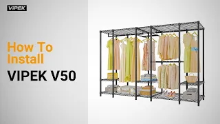 How to Install VIPEK V50 Clothes Rack