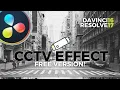 CCTV EFFECT for Davinci Resolve FREE Version - Davinci Resolve 16 17