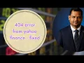 Fixed - yahoo finance 404 error when getting quote via axios or fetch api