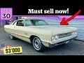 REAL FINDS 30 Cheap Classic Cars for Sale Muscle Power Ep 213