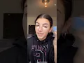 Charli d amelio doing her makeup on live