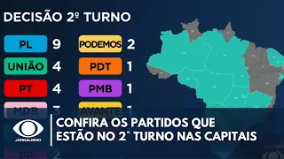 Confira os partidos que estão no 2° turno nas capitais do Brasil | Canal Livre