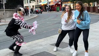 Download Crazy clown in the city prank MP3