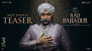 Rao Bahadur Not Even A TEASER | Satya Dev | Venkatesh Maha | Mahesh Babu | SriChakraas | A+S Movies