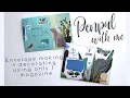 Pen Pal With Me Envelope making decorating