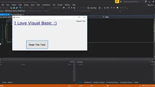 Draw Text Using Visual Basic NET