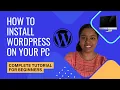 How to install WordPress on a PC With Laragon