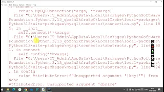 Python cursor to access data from mysql