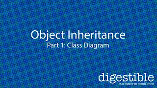Basic Object Inheritance with C and Unity Part 1 Intro and Class Diagram