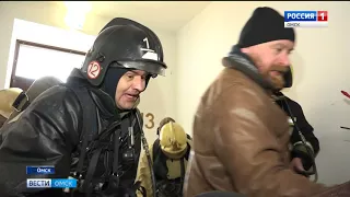 Сотрудники МЧС провели учения