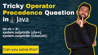 Questions of Operator Precedence in Java - Part 1 Java Tutorial for Beginners