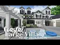 bloxburg no advanced placing build large coastal villa - 76k exterior build