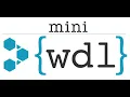 Single task WDL script with miniwdl tool